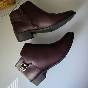 St. John's Bay Brown Booties 8.5